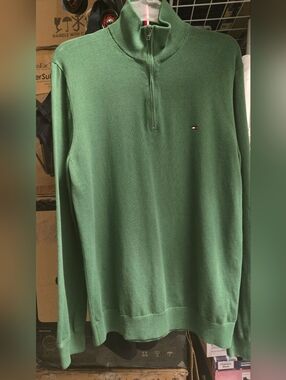 Tommy Hilfiger Forest Green Pullover